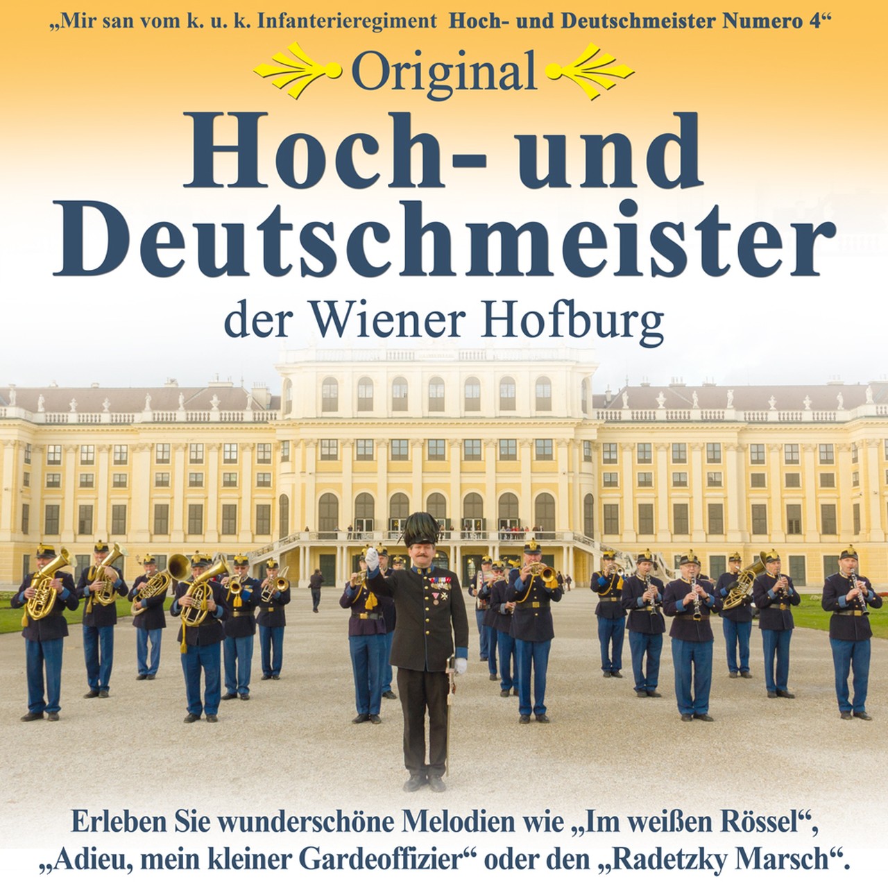 Original Hoch- und Deutschmeister der Wiener Hofburg marschieren am 12.03.2022 um 16.00 Uhr in das Volkshaus Sömmerda ein I © Karin Vogt